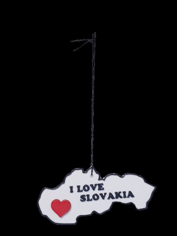 Osviežovač vzduchu do auta 3D Fresh I LOVE SLOVAKIA