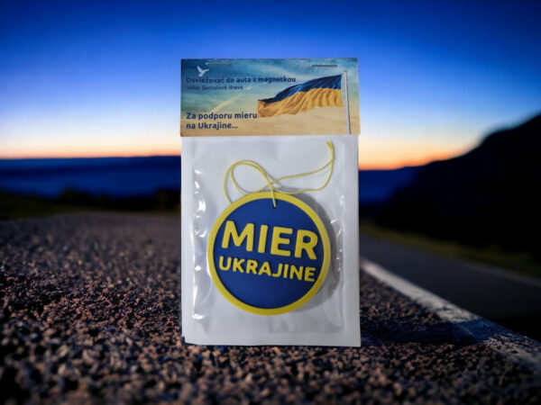 Osviežovač vzduchu do auta s magnetkou 3D Fresh - MIER UKRAJINE - vôňa: Santalové drevo